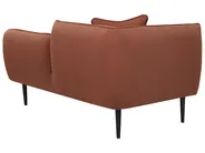 Left-Hand Chaise Longue CHEVANNES Boucle Dark Red_942268
