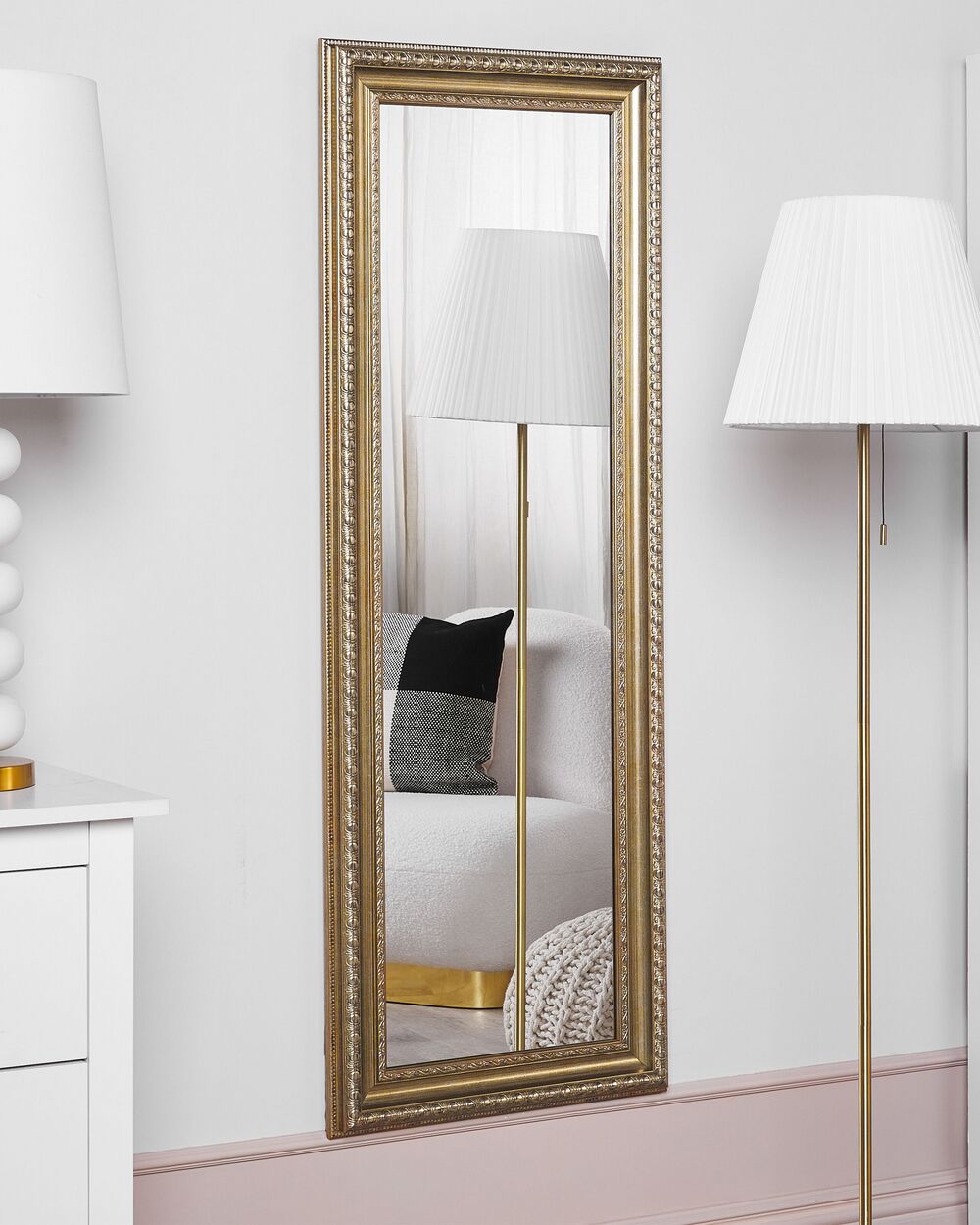 Wall Mirror AURILLAC 51 cm 141 cm Gold
