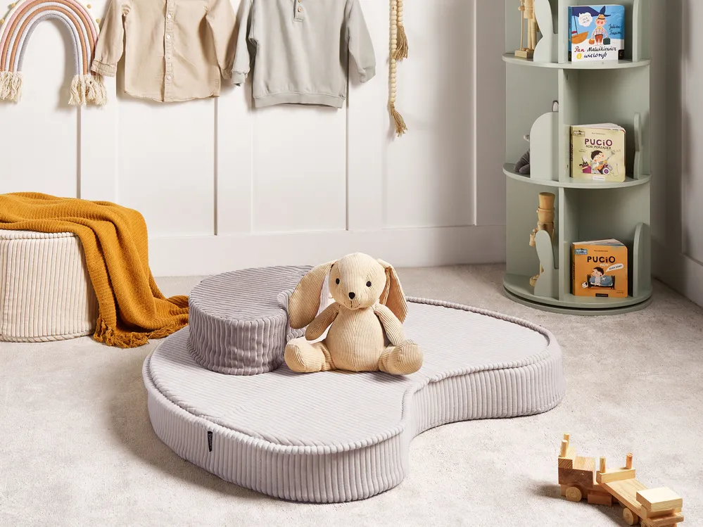 Pouffe NILI Velvet Light Beige