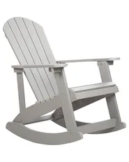 Garden Rocking Chair ADIRONDACK Light Grey_873007