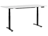 Electric Adjustable Standing Desk DESTINAS 180 cm 80 cm White/ Black_899724