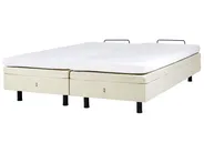 Adjustable Bed without Headboard Fabric DUKE II 180 x 200 cm (EU Super King) Beige_988287