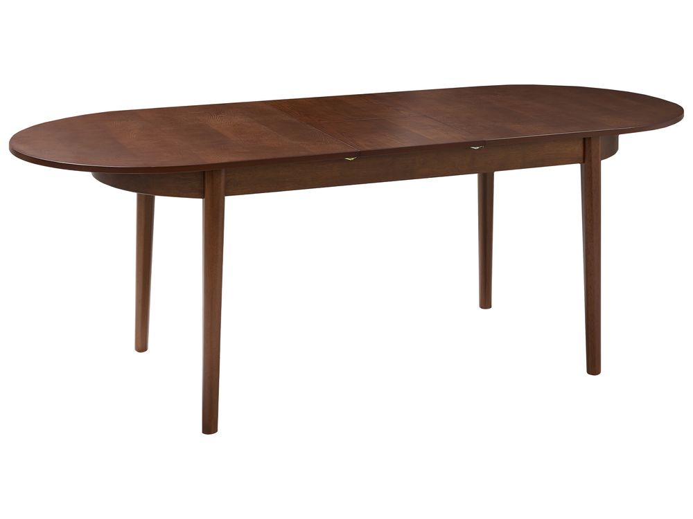 Uttrekkbart spisebord LARTO Mørk ask 180/220 cm 90 cm