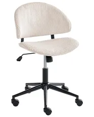 Office Chair KIANA Corduroy Off-White_1042873