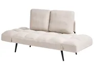 Sofa Bed 2 Seater BREKKE Boucle Off-White_1067997