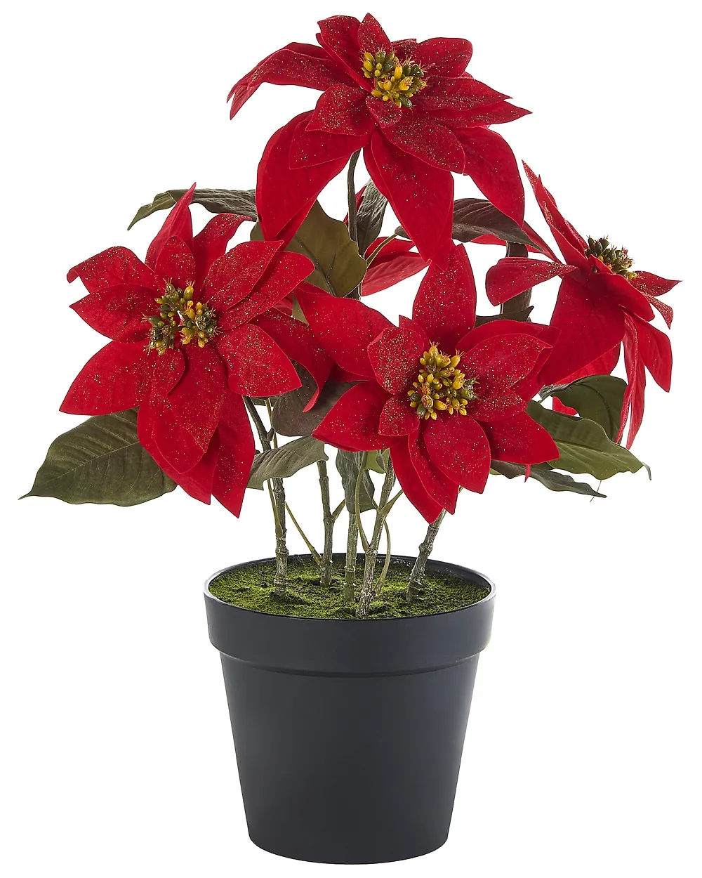 Artificial Plant CHRISTMAS FLOWER 61 cm Red