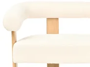 Living Room Set ILBRO Boucle Off-White/ Light Brown_985022