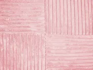 Set of 2 Decorative Cushions MILLET 43 x 43 cm Corduroy Pink Geometric Pattern_854643