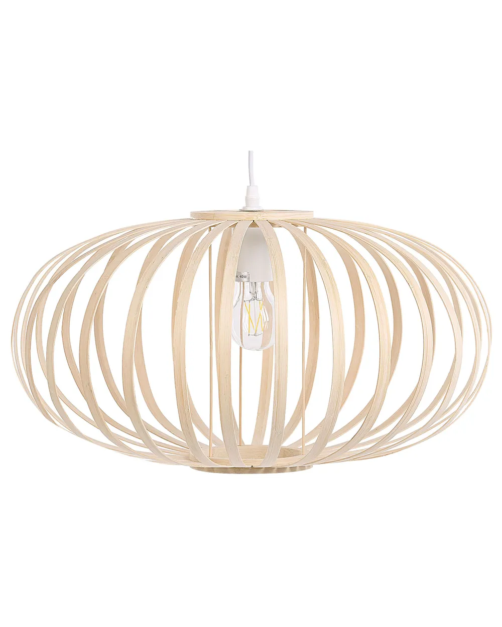 Pendant Lamp HAVEL Bamboo Light Brown