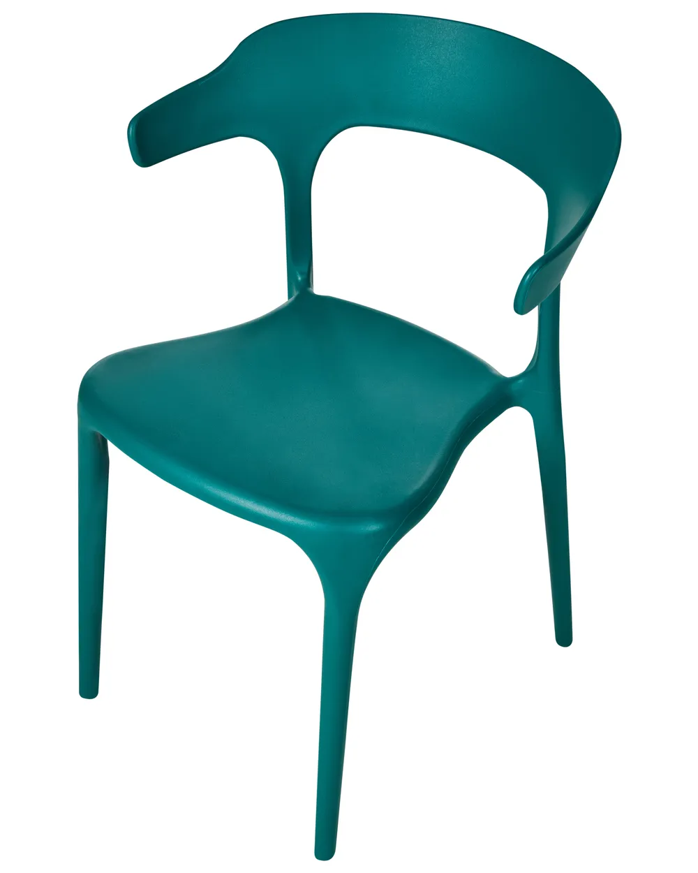 Set of 4 Garden Chairs GUBBIO Teal_984649