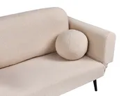 Sofa Bed 2 Seater DOROTEA Boucle Beige_1071509
