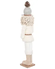 Koristesetti 2 kpl ALANIEMI 52/79 cm Pähkinänsärkijä Beige_1156620