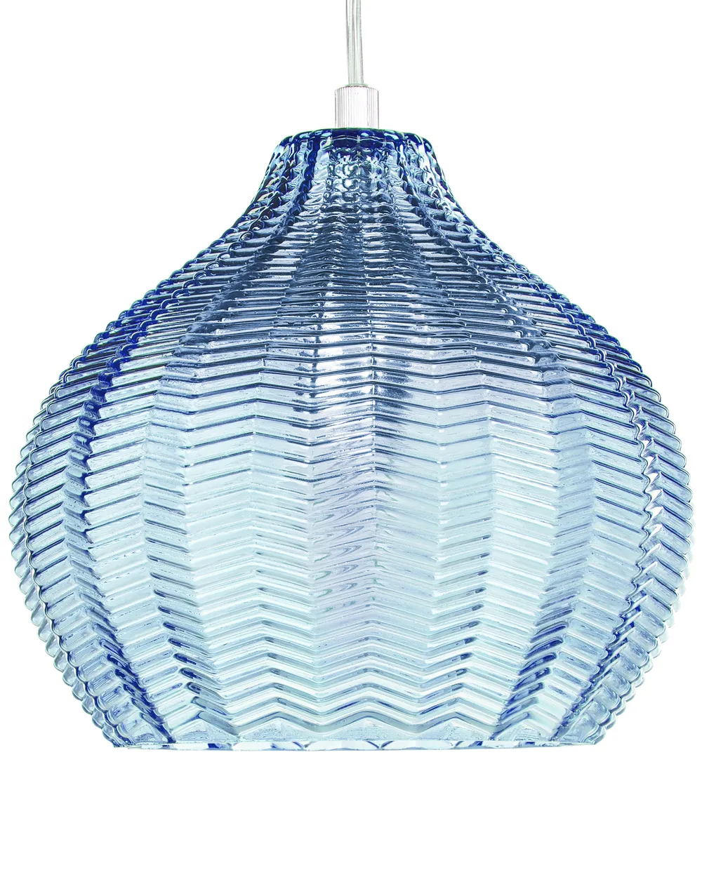 Pendant Lamp KEILA Glass Blue