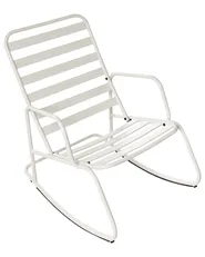 Garden Rocking Chair TURI Metal Off-White_1020872