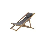 Folding Deck Chair AVELLINO Acacia Wood Grey_765698