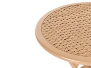 Bistro Set FERLA PE Rattan Light Brown_1079366