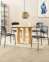 Set of 4 Dining Chairs ASTORIA Black
