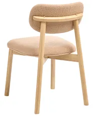 Ruokatuolisetti 2 kpl MILLS Buklee Vaaleanruskea/beige_1065941