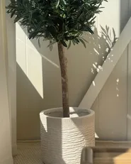 Plant Pot SAMOS 26 cm Light Beige_1006315