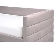 Dagbädd med förvaring MARRAY Sammet Ljusgrå 90 x 200 cm_1069220