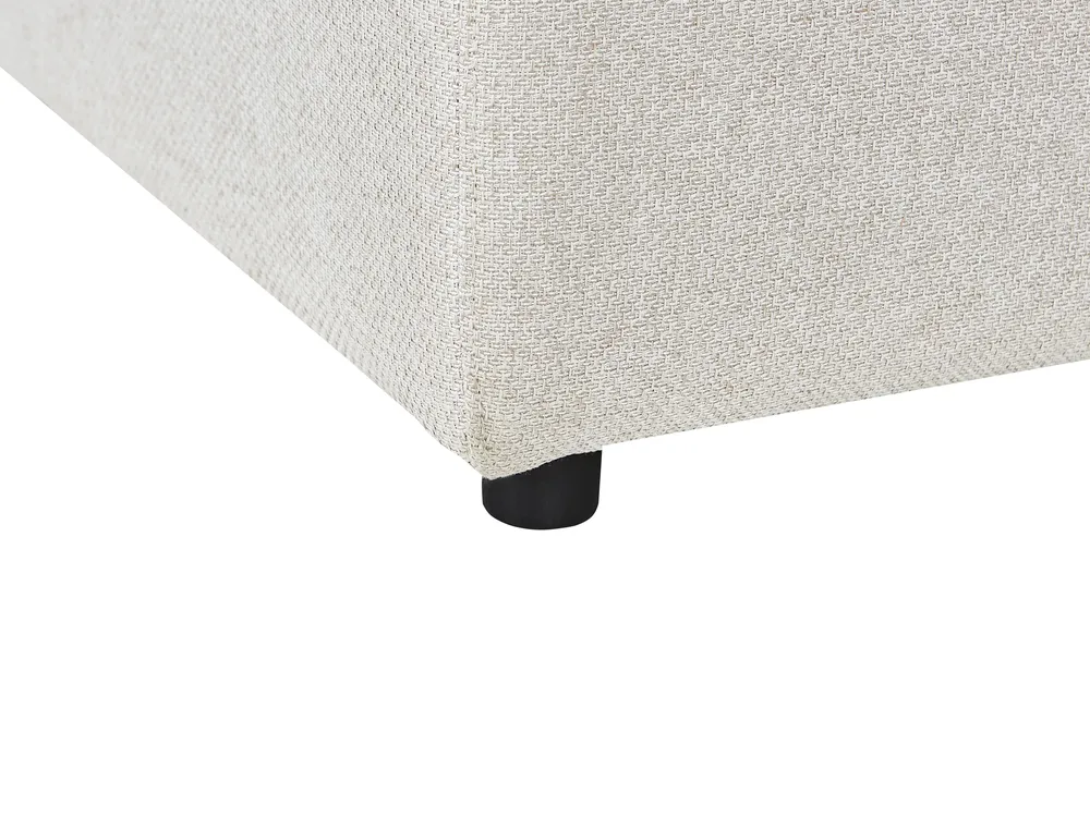 Ottoman INNVIK Fabric Light Beige_963268