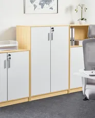 Storage Unit ZEHNA Light Brown/ White_980075