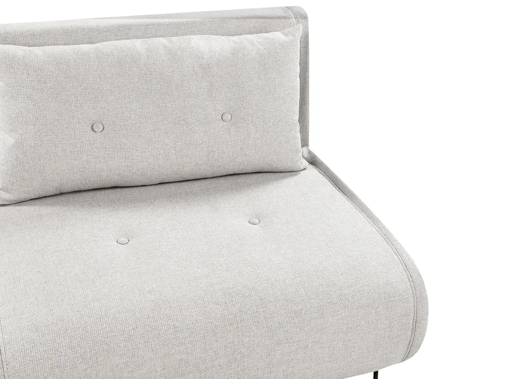 Sofa Bed 2 Seater VESTFOLD Fabric Light Grey_930435