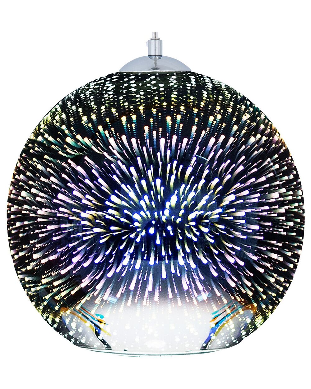Pendellampa SESSERA Glas Silver