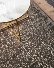 Rug ESEL Gold 160 x 230 cm Viscose_762538