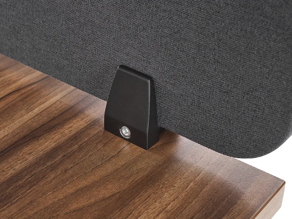 Desk Screen WALLY 72 x 40 cm Dark Grey_800905