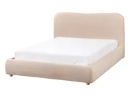 Ottoman Bed BLAGNAC Boucle Beige 140 x 200 cm (EU Double)_1009278