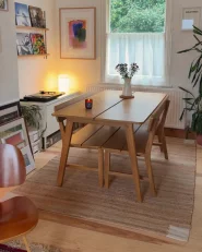 Matta AMRAVATI Ljusbeige 160 x 230 cm Jute_1063223