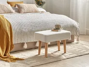 Footstool TAKOMA Boucle White_850194
