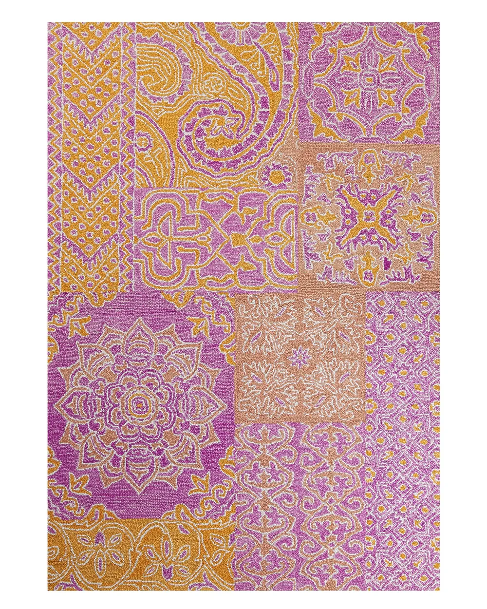 Rug AVANOS Pink 140 x 200 cm Wool