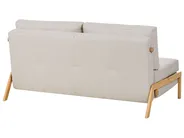 Living Room Set 3 Seater EDLAND with Bench Fabric Light Beige_1041060
