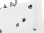 Corner Hot Tub with LED ACUARIO 1700 x 800 mm White Right Hand_755869