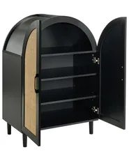 Shoe Storage Cabinet BICHENO Black_1076291