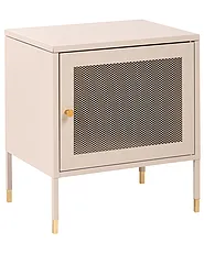 Nattbord OSSETT Metall Beige_1160922