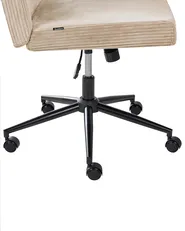 Desk Chair GEDDES Corduroy Beige_1077010