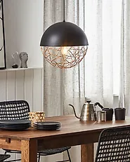 Pendant Lamp PADMA Metal Black_1176929