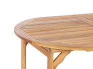 Utdragbart trädgårdsmatbord MAUI 160/220 cm 100 cm Akaciaträ Ljusbrun_814495