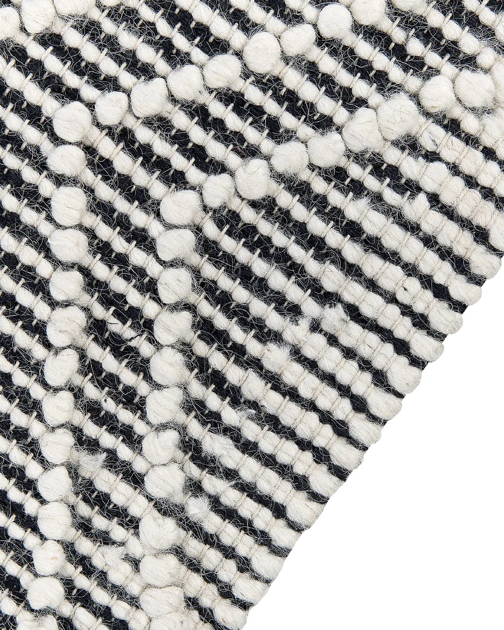 Rug TOPRAKKALE Grey 160 x 230 cm Wool_856532