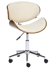 Työtuoli ROTTERDAM Keinonahka Vaaleanbeige_1083833