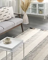 Matto EMIRLER Valkoinen 140 x 200 cm Villa_1182447