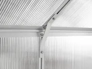 Garden Greenhouse APULIA 190 cm 315 cm Silver_1005331