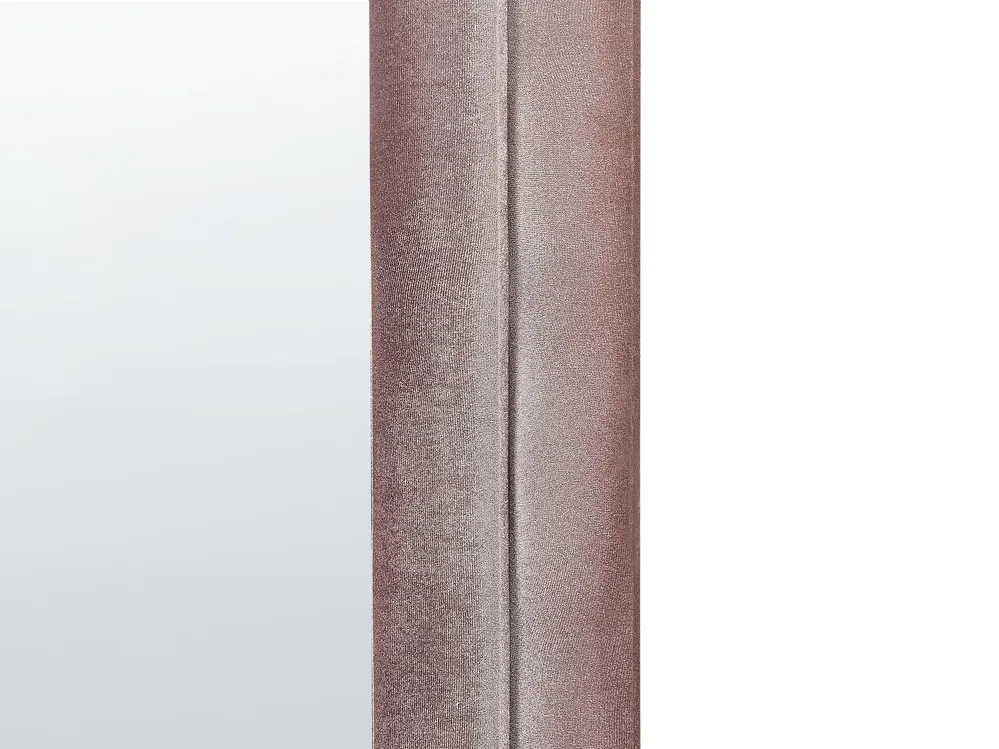 Wall Mirror CULAN 60 cm 160 cm Velvet Pink_891933