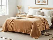 Torkkupeitto BAYBURT 200 x 220 cm Beige_1179125
