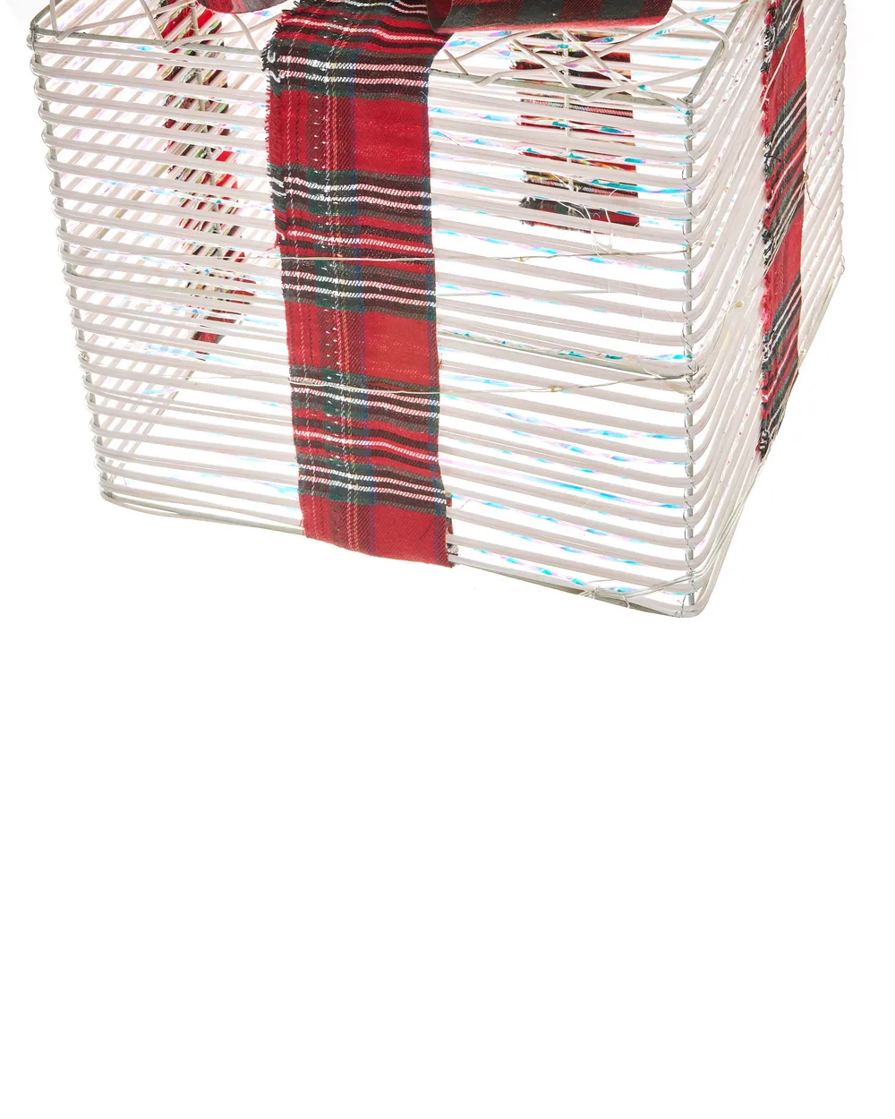 Set of 3 Christmas Decorations LED MANGEN 20/25/35 cm Christmas Gifts Off-White_1025120