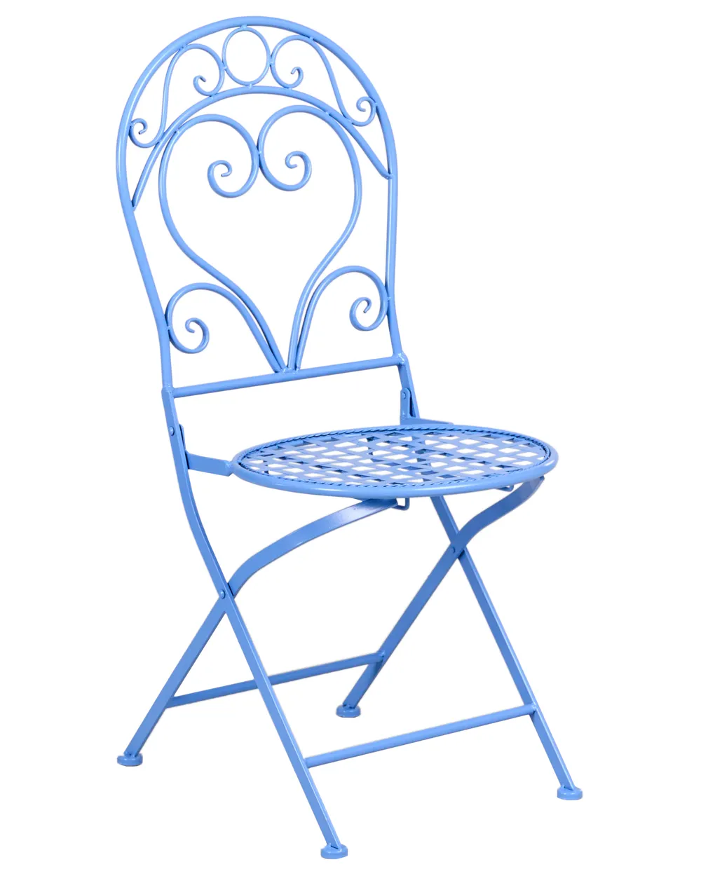 Set of 2 Garden Chairs ALBINIA Metal Blue_1016103