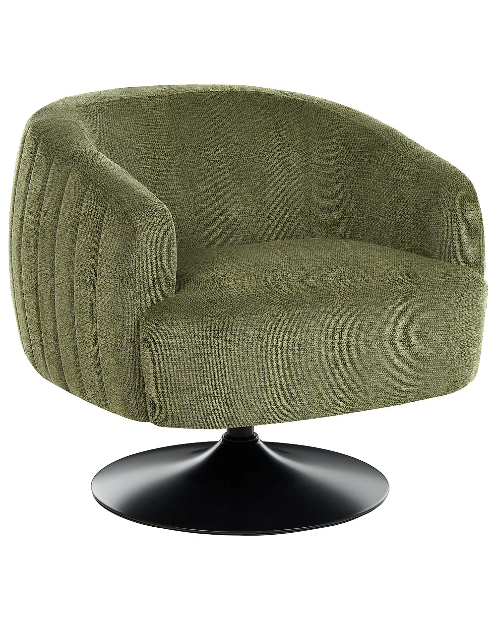 Swivel Armchair NORAGER Fabric Green